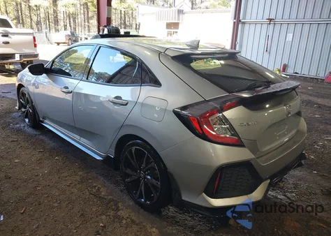 2019 Honda Civic Sport Touring из США, поврежденный, VIN SHHFK7H92KU217973